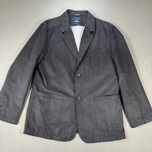 Daniel Hechter‎ Paris Blazer Jacket Men's M Black Dot Textured Casual Sport Coat